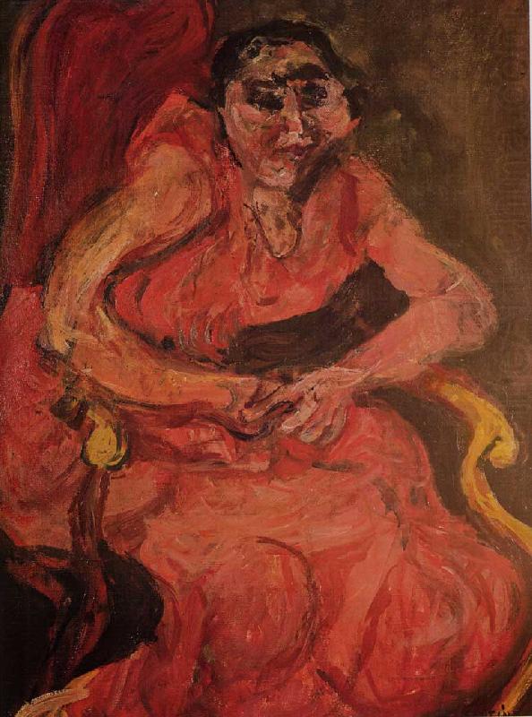 Chaim Soutine Woman in Pink china oil painting image